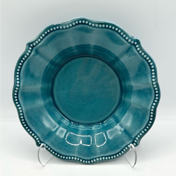 2 Blue Denim Ruffle Bowls by The Pioneer Woman. - Picture 2 of 11